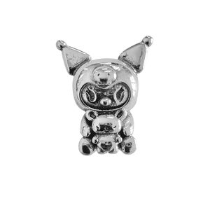 LINX DISCONTINUED Sterling Silver Kuromi And Bear Hello Kitty Bracelet Charm